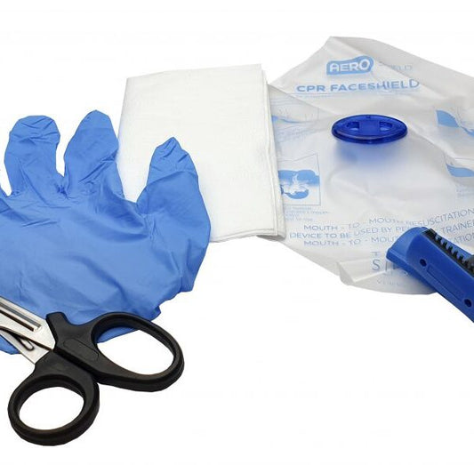 CARDIACT AED Basic Prep Kit 12.5 x 20.5cm