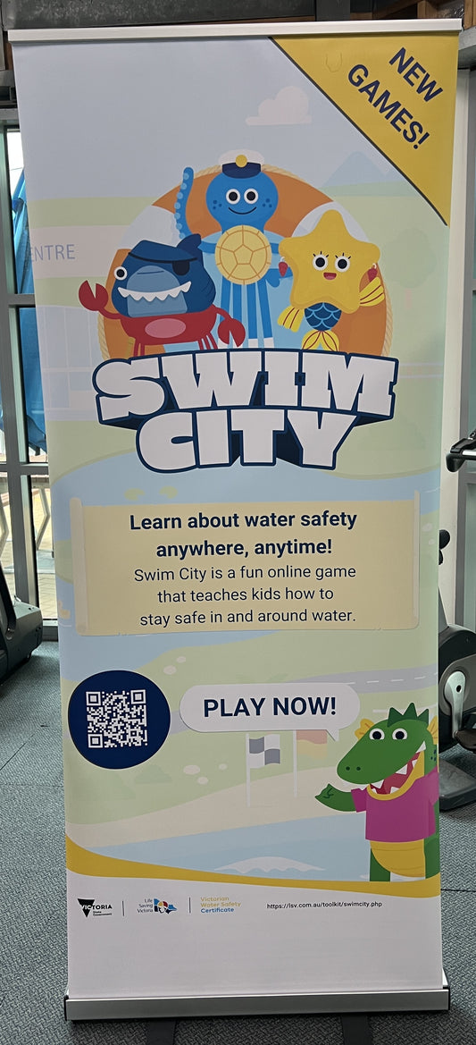 Swim City Banner