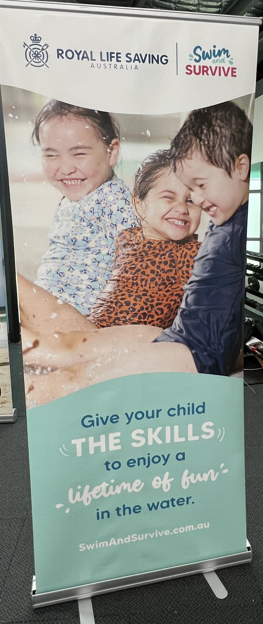 Swim and Survive Skills Banner