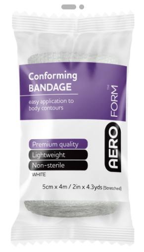 AEROFORM Heavyweight Conforming Bandage 5cm x 4M Wrap/12