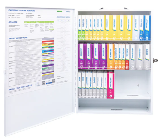 FastAid Easy-Refill™ Metal Cabinet First Aid Kit