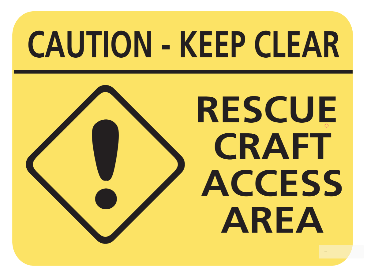 Rescue Craft Access Area Signage – Life Saving Victoria