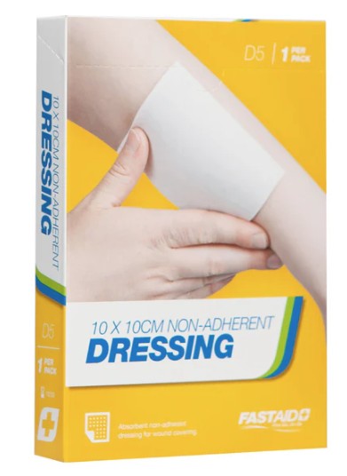 FastAid Non-Adherent Dressing 10 x 10 1pk