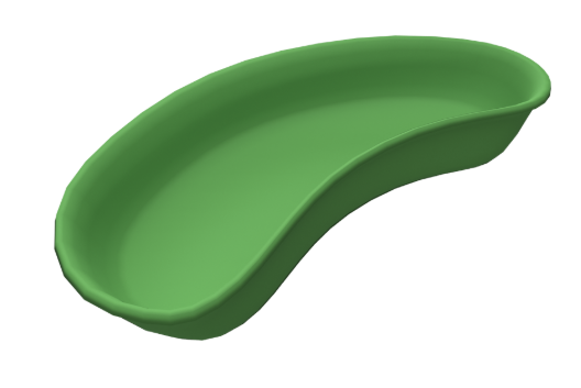 Disposable Plastic Kidney Dish 700mL (230mm)