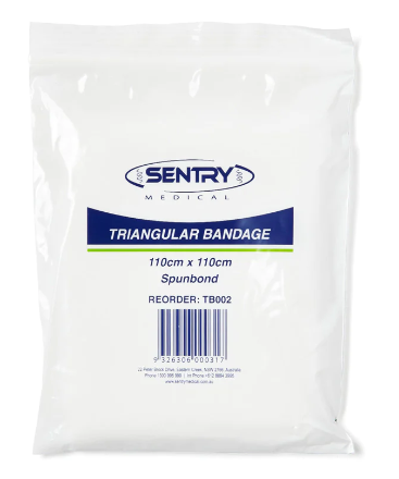 Bandage Triangular Disposable/Sling 110cm x 110cm x 155cm