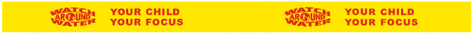 Watch Around Water Wristbands (Silicone) U10 Yellow EACH